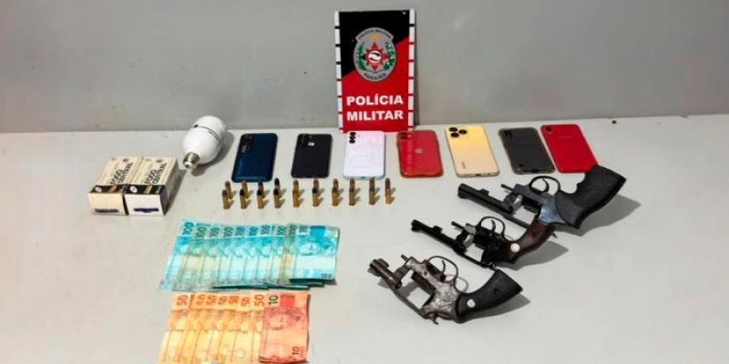 Polícia Militar apreende três armas de fogo e prende suspeitos na Paraíba 