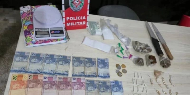 Polícia Militar apreende menor por tráfico de drogas no Bairro Vila Nova, em Cajazeiras