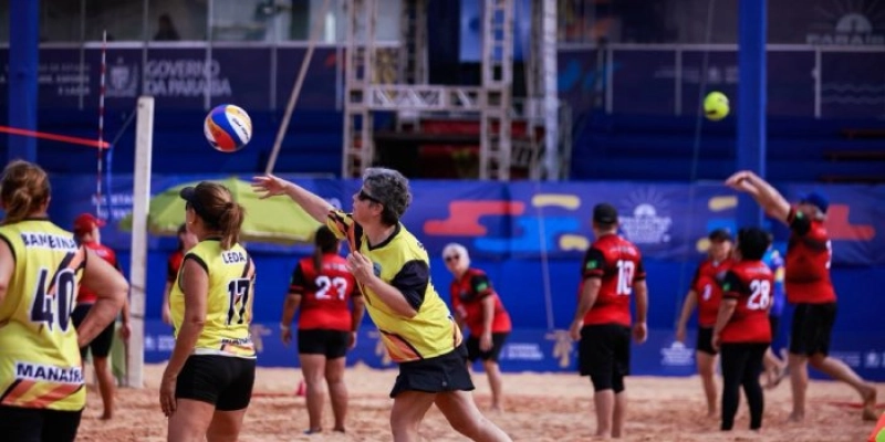 Paraíba World Beach Games recebe torneio de vôlei adaptado para a terceira idade