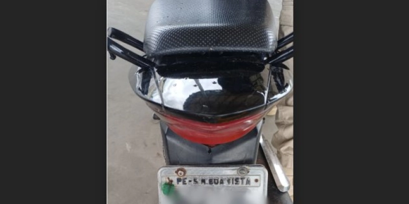 PRF recupera motocicleta furtada e com sinais de identificação adulterados na PB
