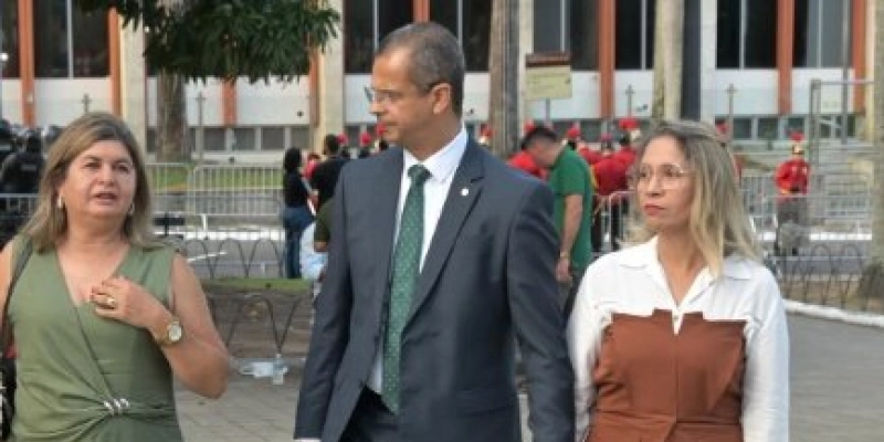 Jutay Meneses participa da posse do novo governador da Paraíba