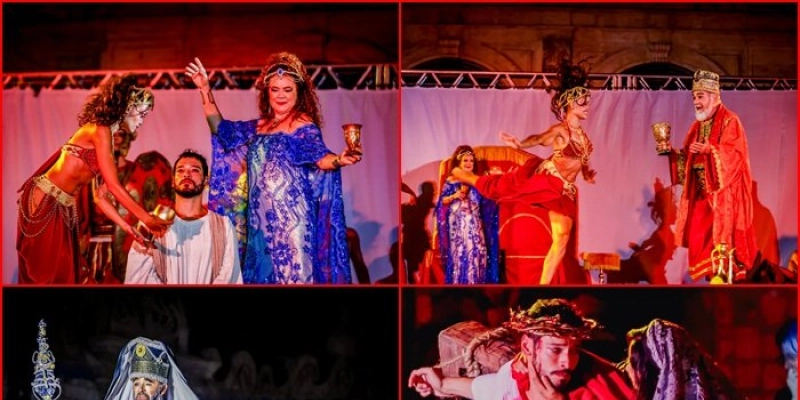 Paixão de Cristo estreia com multidão no Centro Histórico de João Pessoa