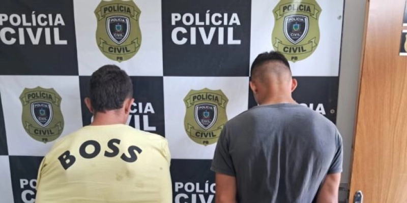 Polícia Civil prende dupla suspeita de estuprar irmãs de 12 e 13 anos no interior da PB