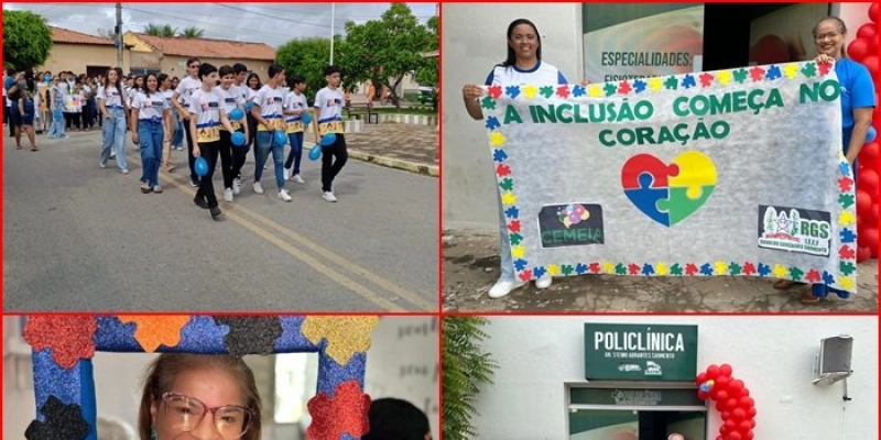 Prefeitura de Lastro mobiliza secretarias em caminhada pela conscientização do autismo