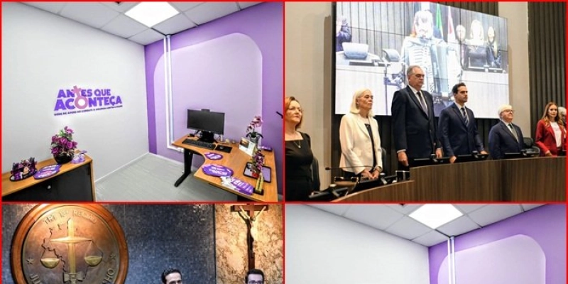 Lucas Ribeiro participa de inauguração de Sala Lilás no TJPB e prestigia posse de desembargadora no TRT-PB