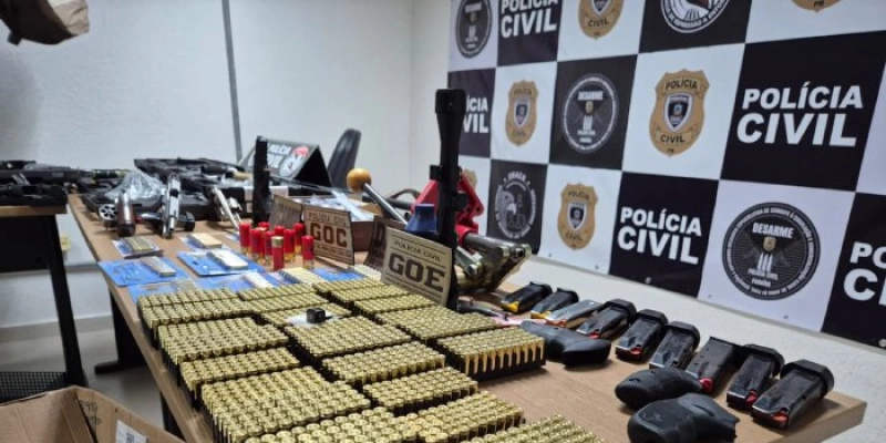 Operação desarticula quadrilha que fornecia arsenal para facções na Paraíba