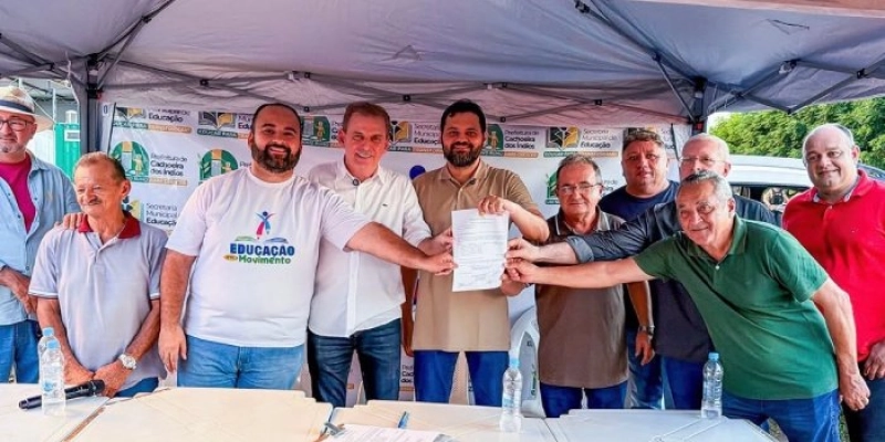 Chico Mendes e prefeito Alyson Francisco anunciam pacote de obras e veículos para Cachoeira dos Índios