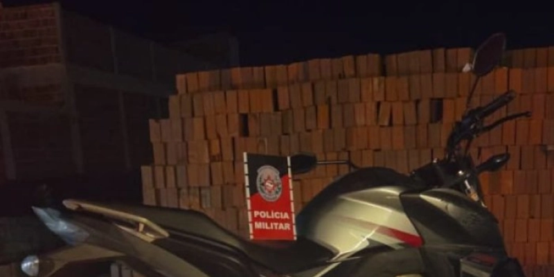 Motocicleta com queixa de roubo/furto é apreendida na cidade de Sousa