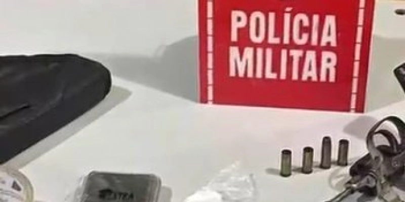 Dupla é presa com droga e arma durante ações do 12º Batalhão em Catolé do Rocha