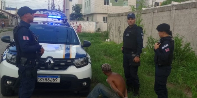 Guarda Civil age rápido e impede furto de materiais em obra de escola municipal no bairro de Gramame