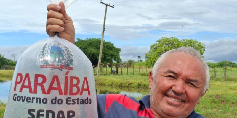 Sedap distribui mais de 150 mil alevinos para o repovoamento de açudes de cinco municípios no Sertão
