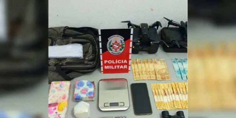Polícia Militar desarticula esquema de espionagem com drones e prende traficante no Sertão