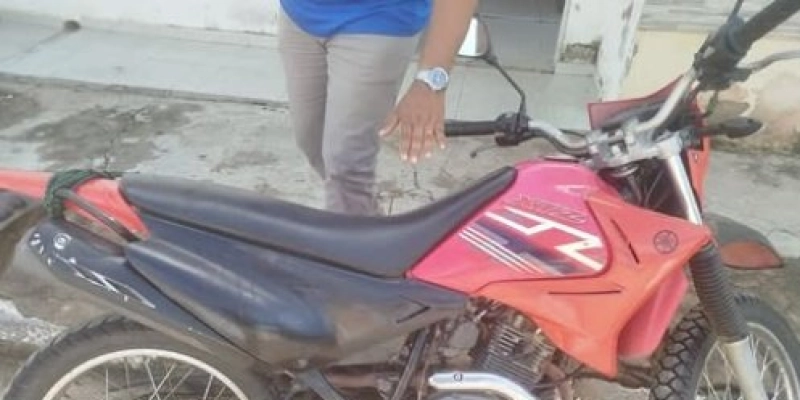 Polícia Militar recupera motocicleta furtada e prende suspeito em Itaporanga