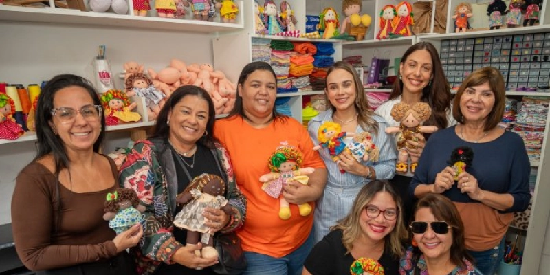 Primeira-dama Camila Mariz inicia visitas a artesãs que serão homenageadas no Salão do Artesanato e reafirma compromisso do Governo com segmento