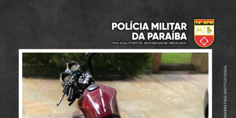 Polícia Militar apreende motocicleta com sinais de adulteração em São Bentinho