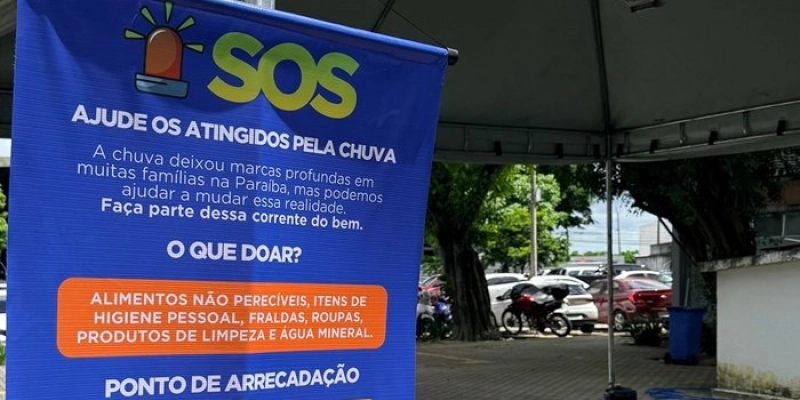 Sead lança campanha de solidariedade para apoiar famílias atingidas pelas chuvas na Paraíba