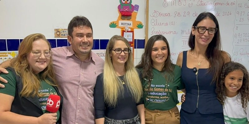 Diretoras destacam melhorias e avanço no aprendizado em escola municipal Otacilio Gomes de Sá