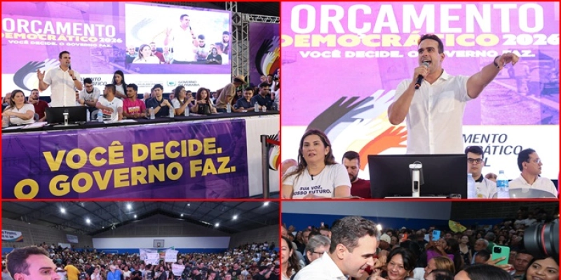 Lucas Ribeiro abre primeira plenária do Ciclo 2026 do ODE e anuncia investimentos na região de Cajazeiras