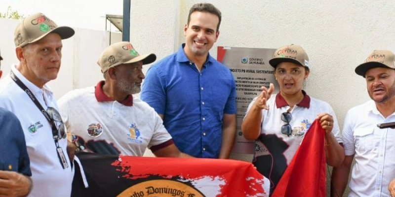 Governador Lucas Ribeiro entrega abastecimento d’água em comunidade quilombola e autoriza novas obras no Sertão