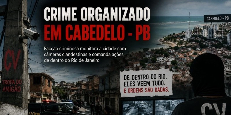 Fantástico expõe atuação do crime organizado e monitoramento clandestino em Cabedelo