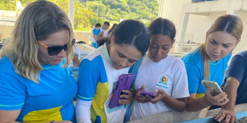 Estudantes fazem visita técnica à Estação de Piscicultura da Sedap-PB em Itaporanga