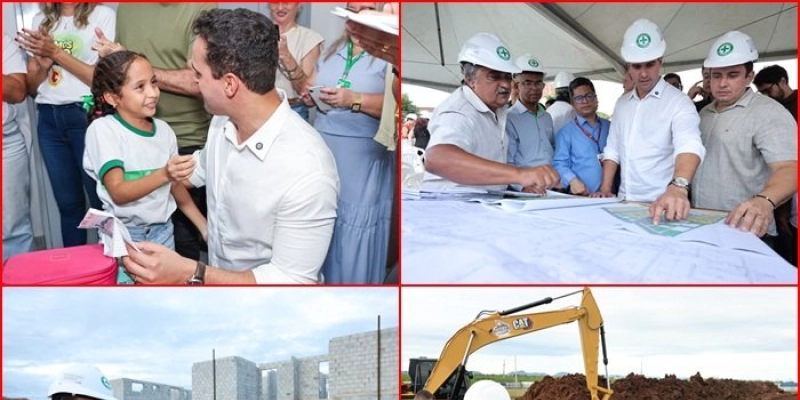 Lucas Ribeiro firma convênios em Marizópolis, inspeciona obras em Sousa e reforça investimentos no Sertão