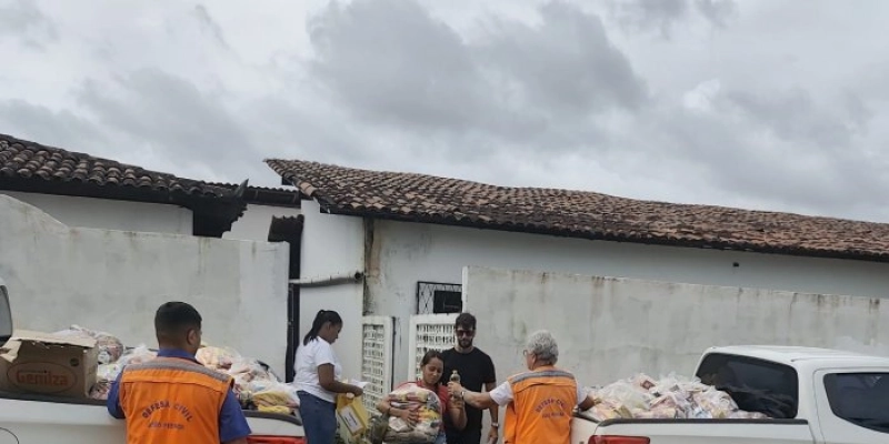 Prefeitura de JP entrega cestas básicas para famílias atingidas pela enchente das Três Lagoas