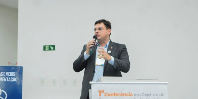 Taciano Diniz destaca fiscalização das metas dos ODS durante a 1ª Conferência Estadual