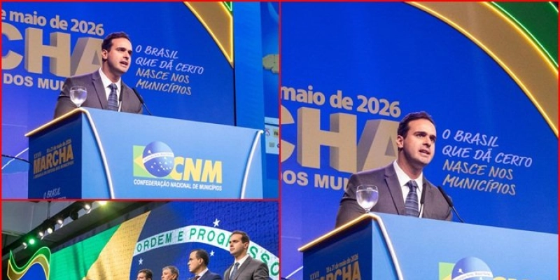 Em Brasília, Lucas Ribeiro representa governadores na abertura da Marcha dos Prefeitos e ressalta integração com municípios