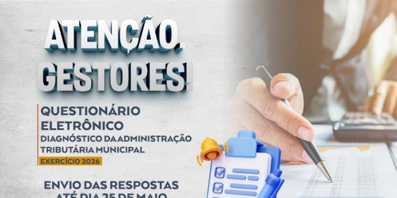 Municípios têm até 25 de maio para responder levantamento do TCE-PB sobre Reforma Tributária