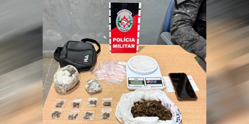 Polícia Militar prende homem por tráfico de drogas em Campina Grande