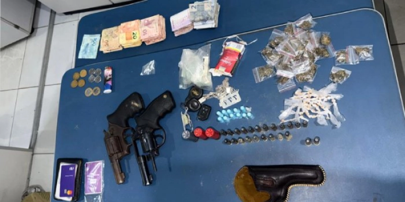 Polícia Militar prende suspeitos armados e apreende drogas no agreste paraibano