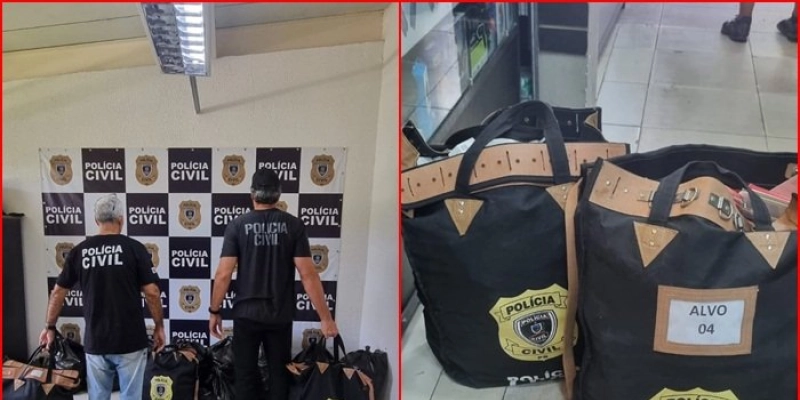 Operação da Polícia Civil combate comercialização de produtos falsificados da Apple em João Pessoa