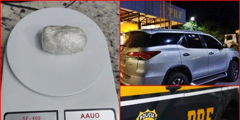 PRF detém homem inabilitado conduzindo caminhonete clonada e sob efeito de drogas na BR-230, na PB