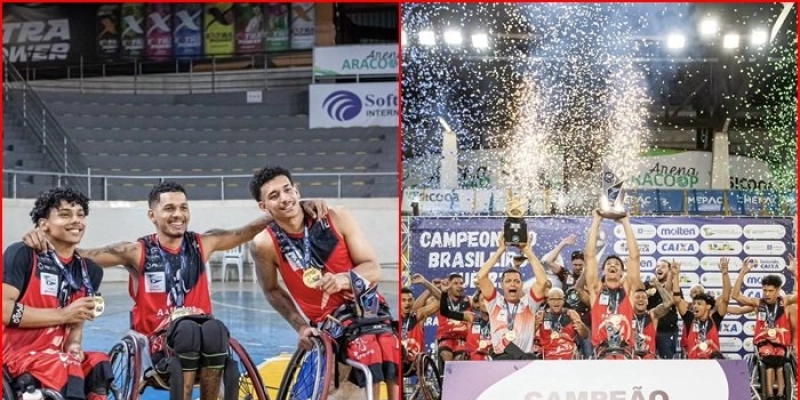 Equipe paraibana é campeã do Campeonato Brasileiro de Basquete em Cadeira de Rodas sub-23