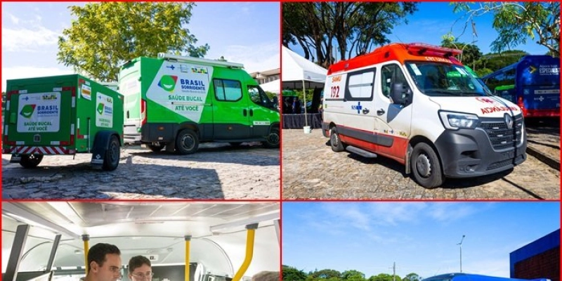 Governo da Paraíba recebe 118 veículos do Ministério da Saúde para ampliar estrutura do SUS e assistência aos pacientes