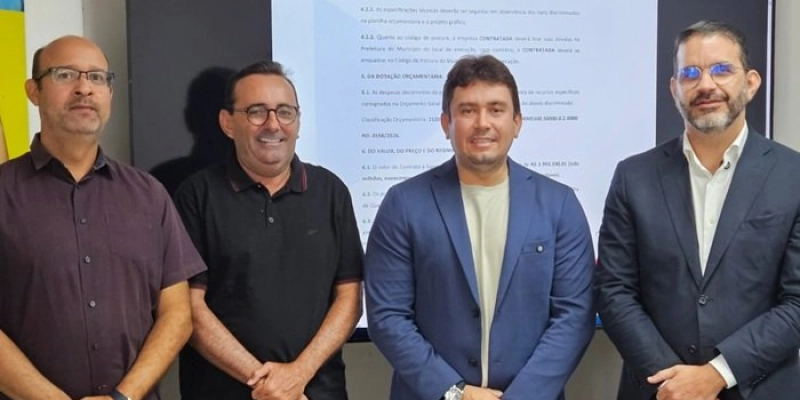 Helder Carvalho anuncia investimento de R$ 4 milhões para pavimentação do Distrito Industrial de Sousa