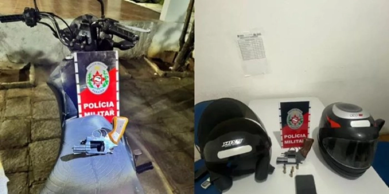 ROTAM recupera moto roubada e prende dupla após intensa perseguição em Patos