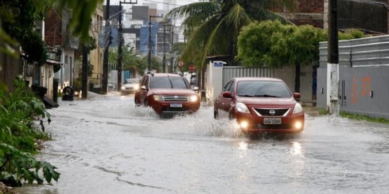 Inmet emite alerta amarelo de chuvas intensas e ventos fortes para João Pessoa e mais 53 cidades