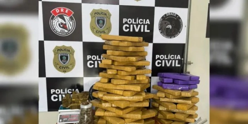Operação apreende cerca de 100 kg de entorpecentes que abasteceriam o São João de Campina Grande