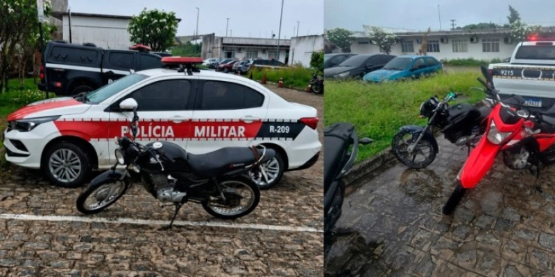 Ações do BPTran resultam na recuperação de três motocicletas com restrição de roubo