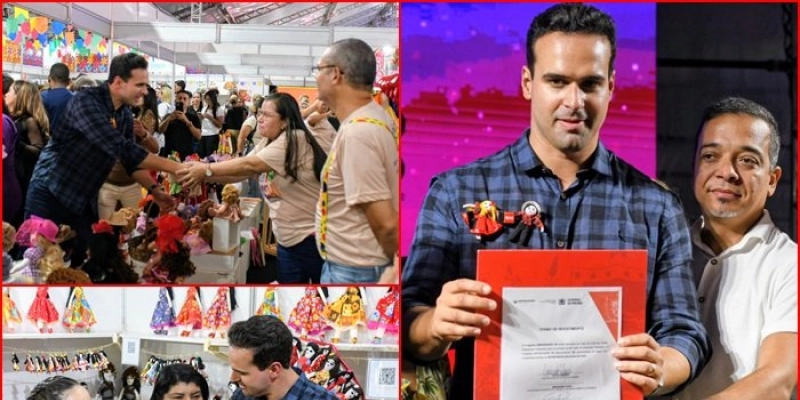 Governador Lucas Ribeiro abre 42º Salão do Artesanato Paraibano e assina crédito de R$ 800 mil para fortalecer setor