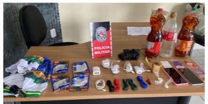 Polícias Penal e Militar frustram arremesso de drogas e eletrônicos na Colônia Penal de Sousa