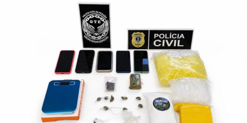 Polícia Civil deflagra operação contra o tráfico de drogas, no interior da Paraíba