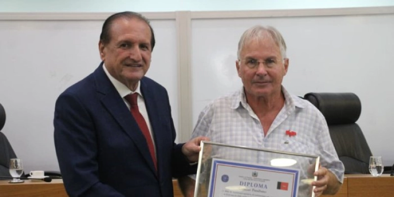 ALPB concede cidadania paraibana ao ambientalista suíço Hans Haller