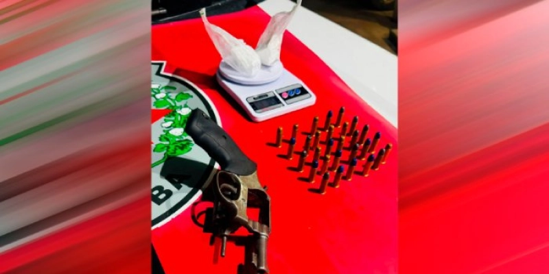 Polícia Militar prende suspeito por tráfico de drogas no município de Lucena