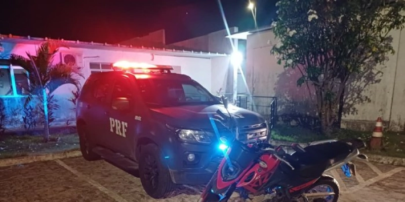 Fiscalização da PRF recupera moto adulterada na Paraíba