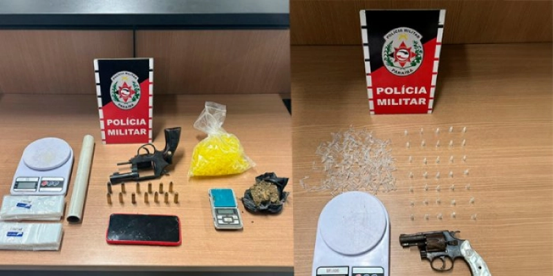 Polícia Militar frustra tráfico de drogas e prende suspeitos na cidade de Jacaraú
