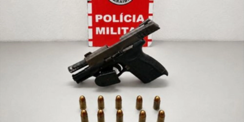 Motorista é preso em flagrante com arma municiada após ser rastreado por videomonitoramento
