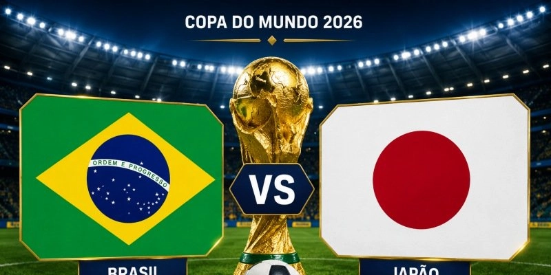 Brasil encara Japão nas oitavas da Copa 2026 em busca do hexa